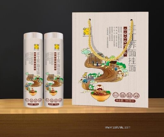 淳化荞面包装